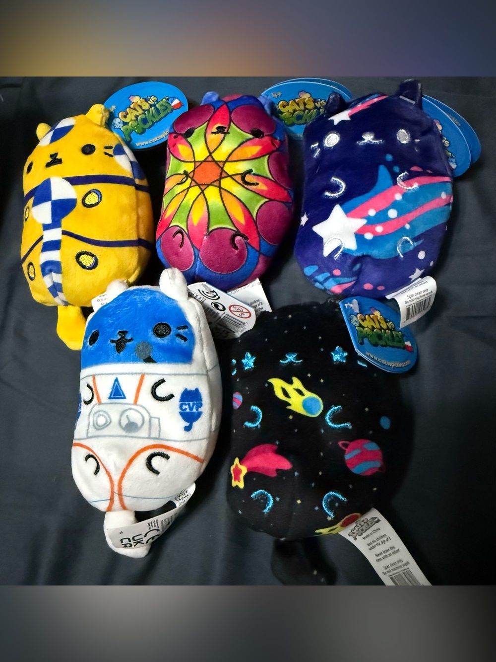 Cats vs Pickles Plush Bundle – Crash Cat-edral Cosmos Astro-cat Galacticat